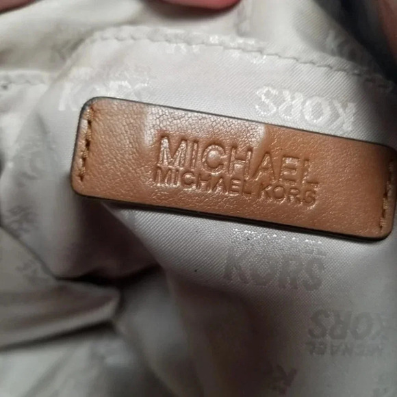 michael Kors Satchel Purse Brown Tan - Picture 12 of 14